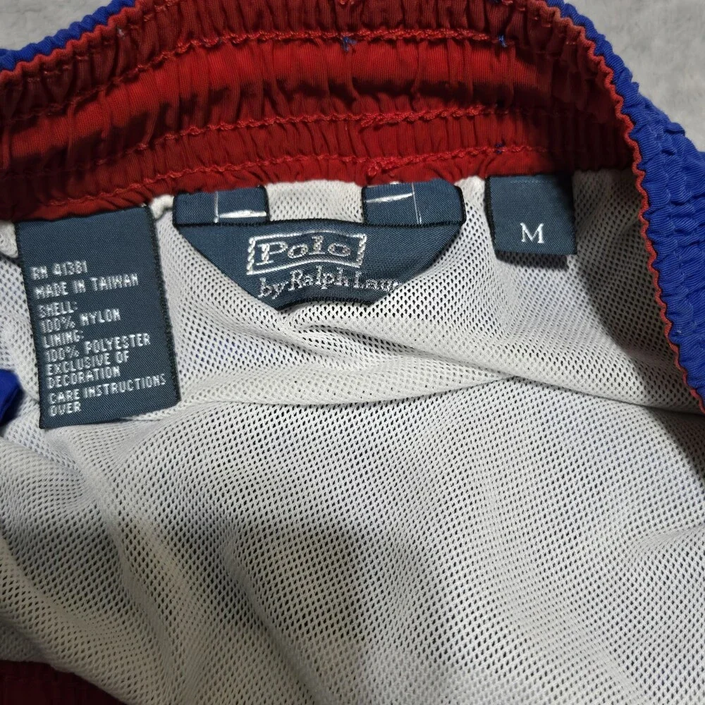 Polo Ralph Lauren Men's Blue Board Shorts Swim Trunks Size Medium Drawstring